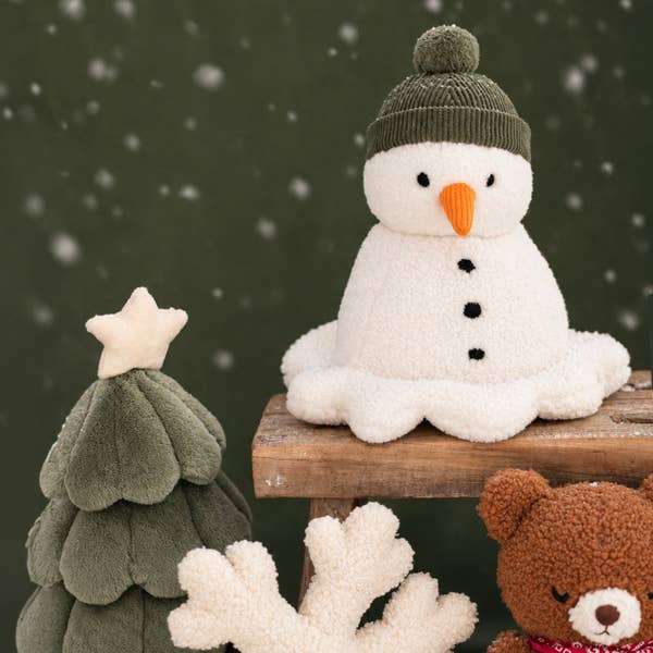 Snowman Plush Dog Toy