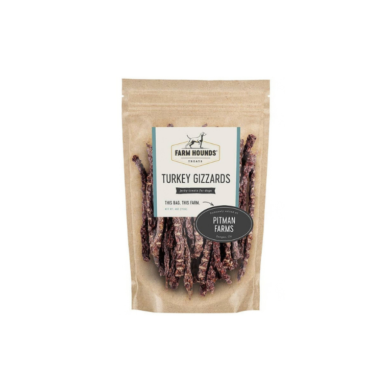 Turkey Gizzard Treats - All-Natural - 4oz