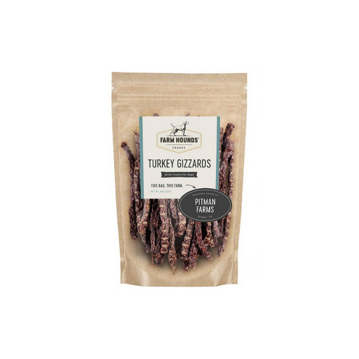 Turkey Gizzard Treats - All-Natural - 4oz