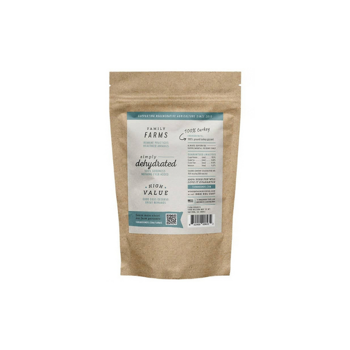 Turkey Gizzard Treats - All-Natural - 4oz