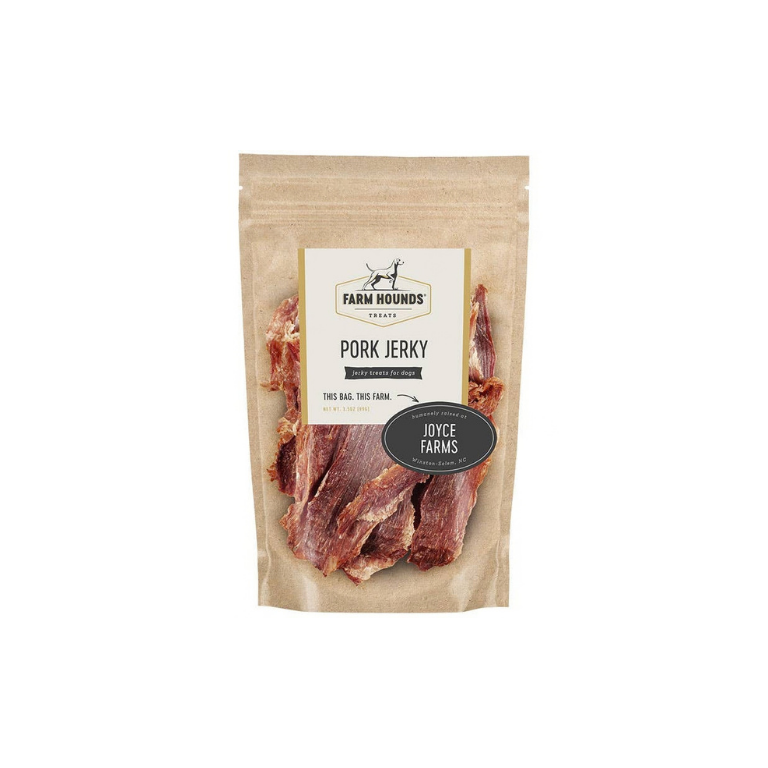 Pork Jerky Dog Treats - All-Natural - 3.5oz