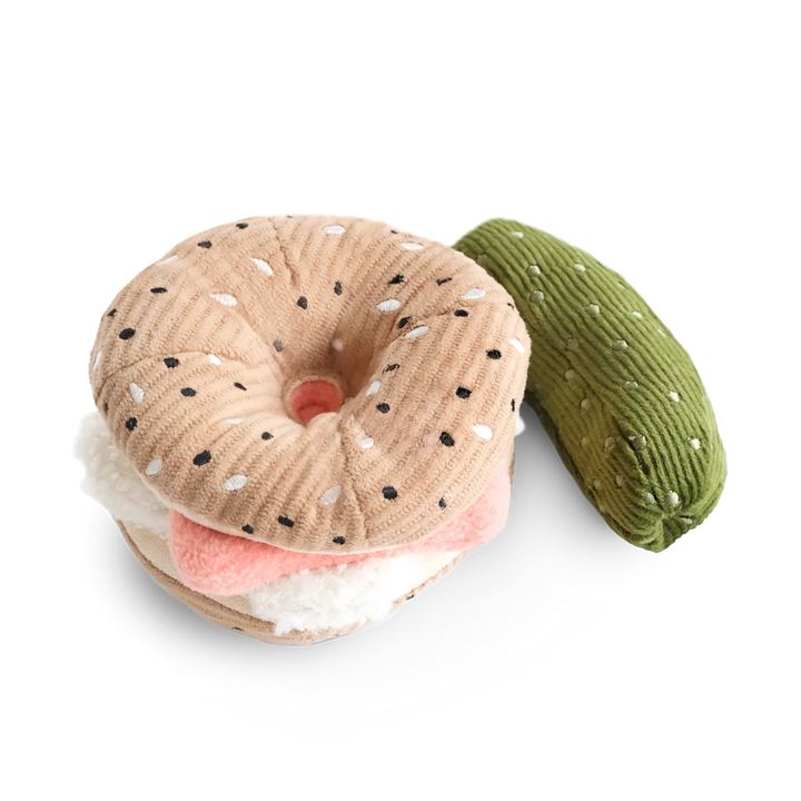 Bagel + Pickle Enrichment Dog Toy - Snuffle Toy Set