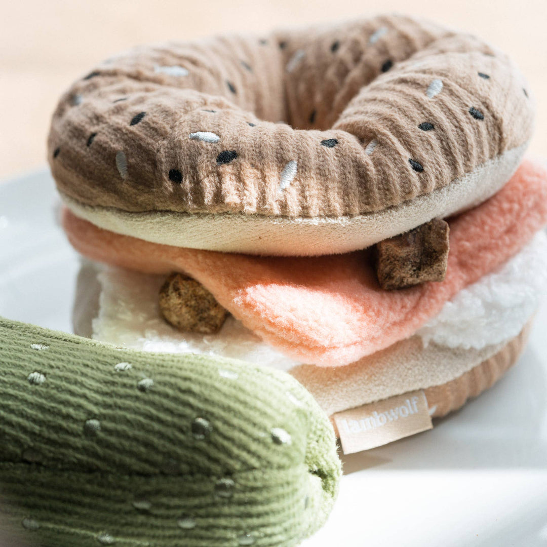Bagel + Pickle Enrichment Dog Toy - Snuffle Toy Set