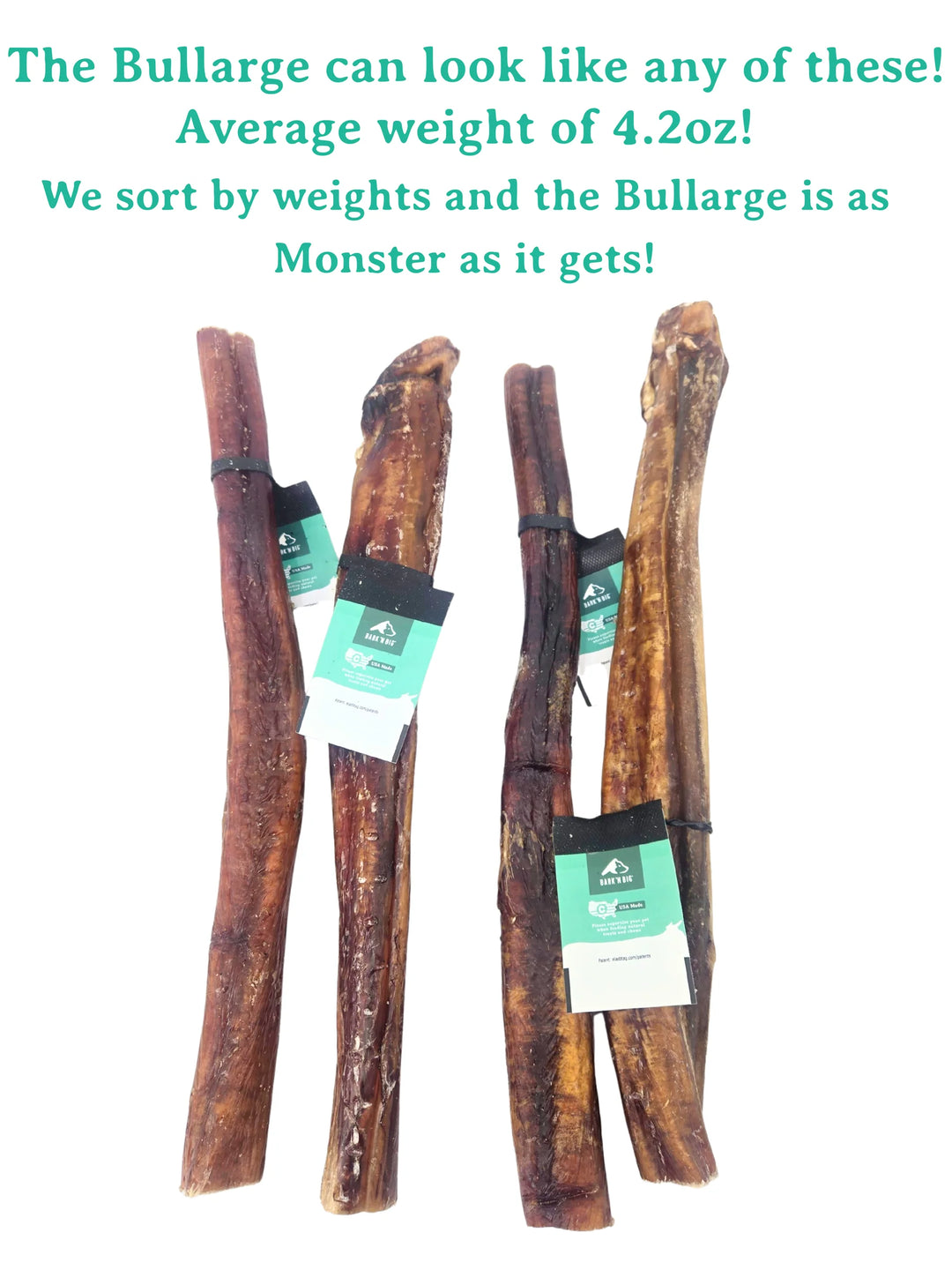 Bullarge Jumbo Beef Bully Stick 12"