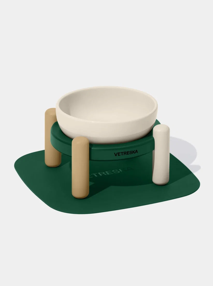 Santal Forest Ceramic Pet Bowl Set