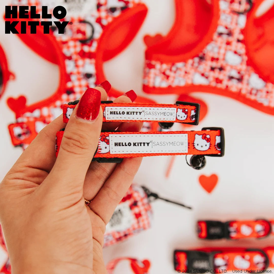 Cat Collar - Hello Kitty Red Classic