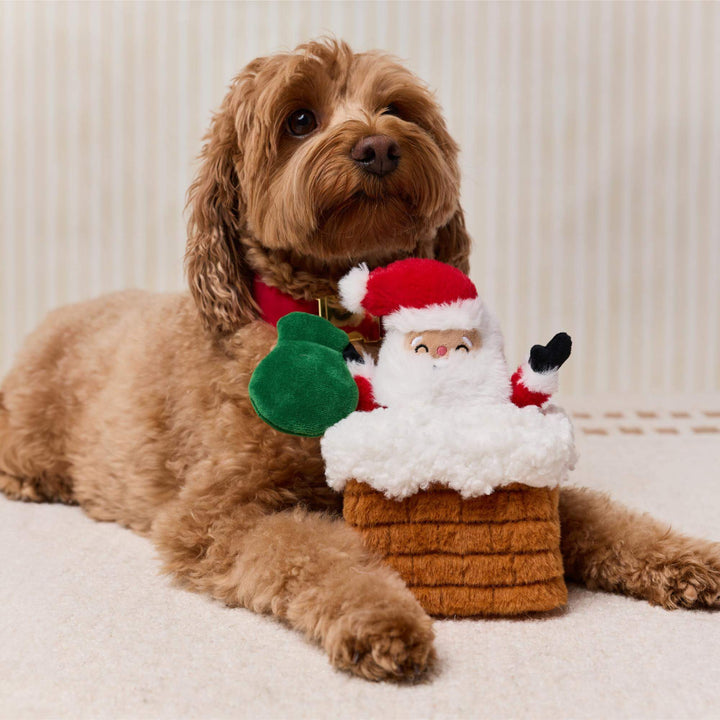 Here Comes Santa Interactive Snuffle Dog Toy
