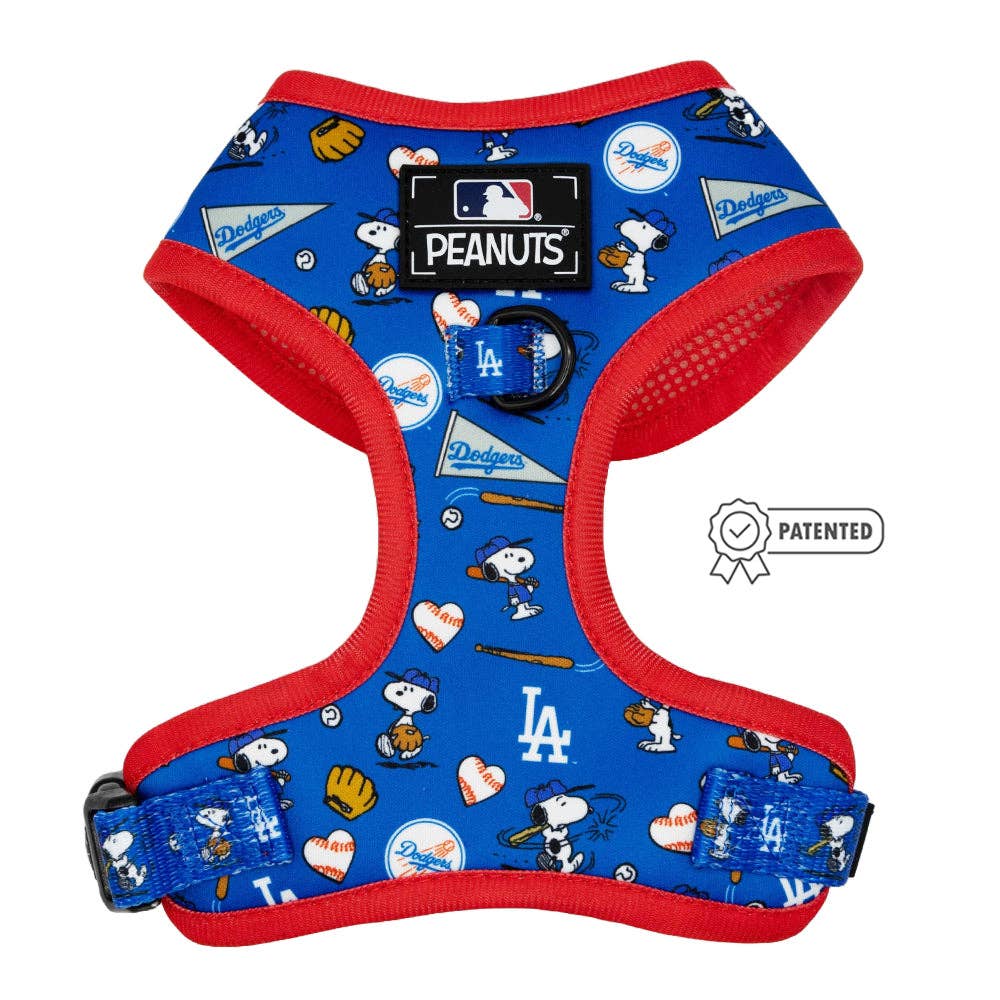 Dog Adjustable Harness - MLB x Peanuts Los Angeles Dodgers