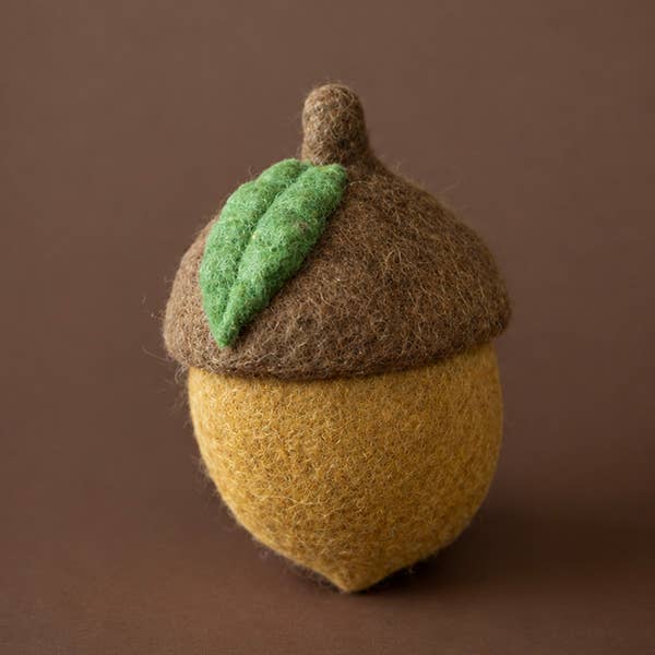 Acorn Wool Dog or Cat Toy
