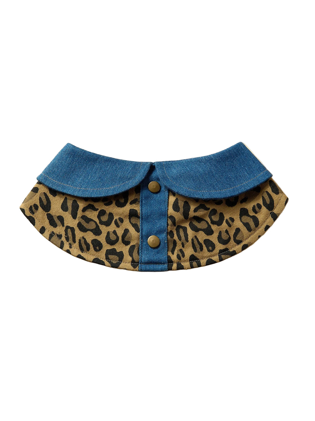 Leopard Denim Dog Bandana