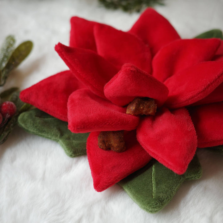Snuffle Poinsettia Nosework Toy