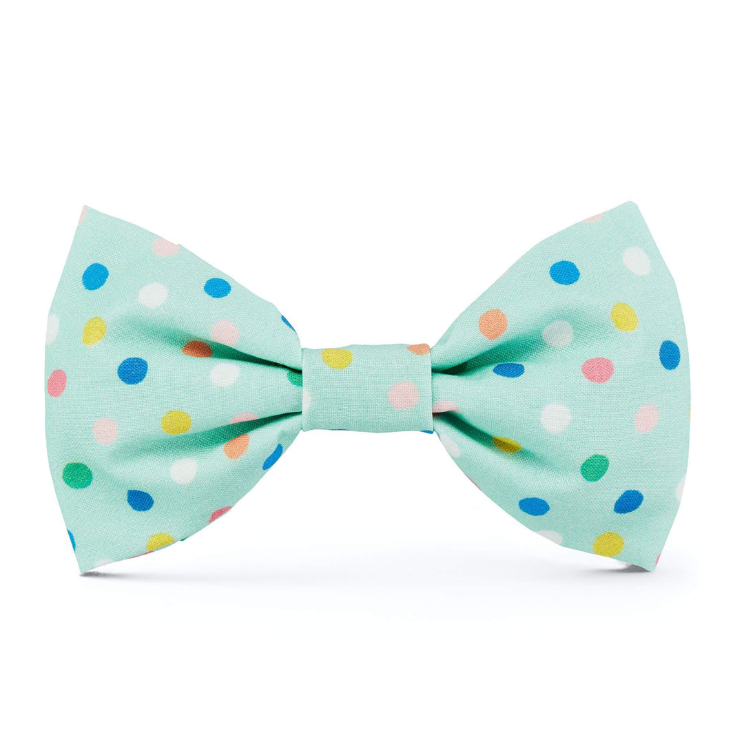 Confetti Dots Dog Bow Tie