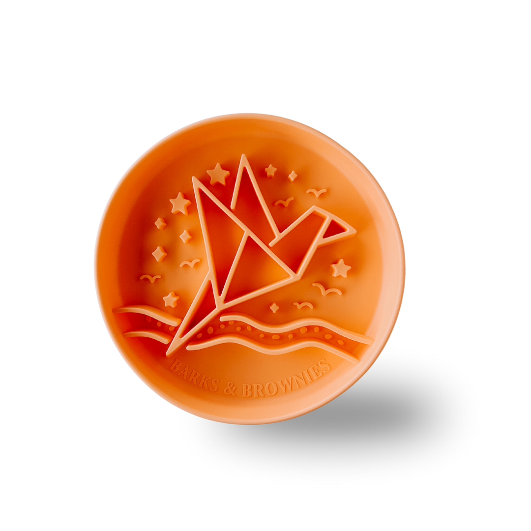 Origami Slow Feeder - Orange