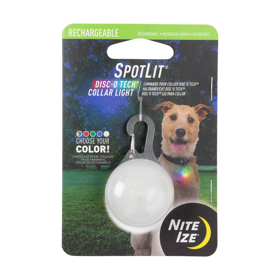 Spotlit Rechargeable Collar Light Disc-O Tech