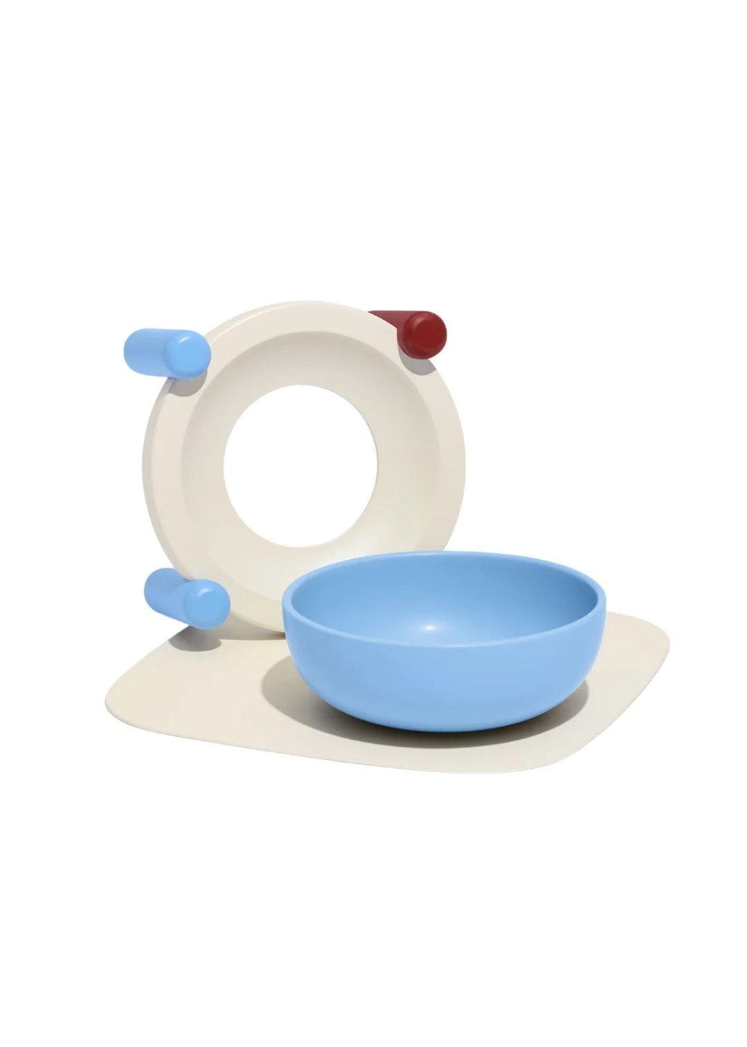 Mist and Merlot Pet Bowl Set