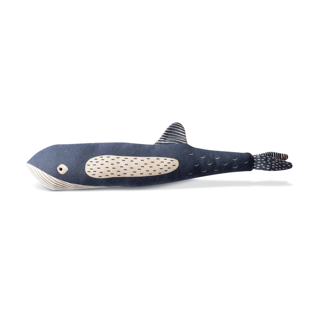 THERE SHE BLOWS CANVAS DOG TOY