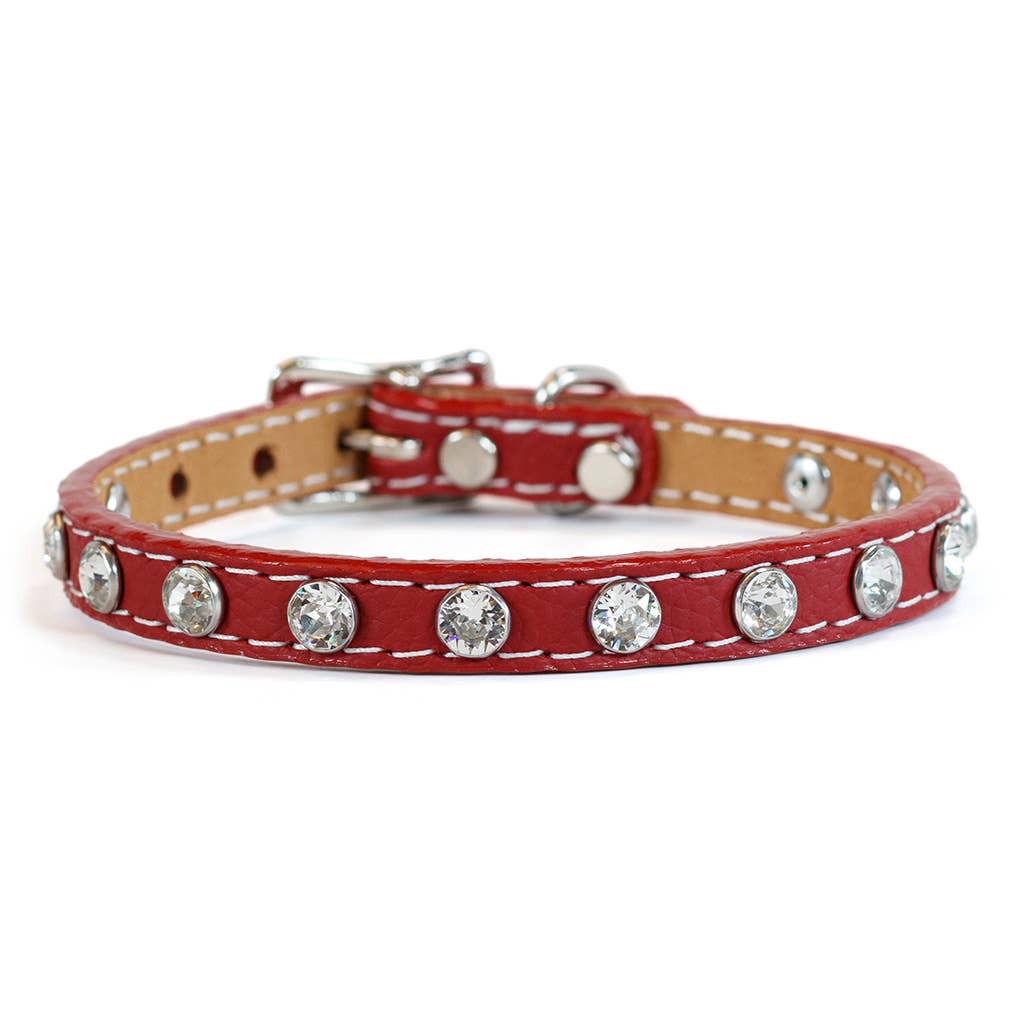 Tuscan Collar with One Row of Crystals Mini