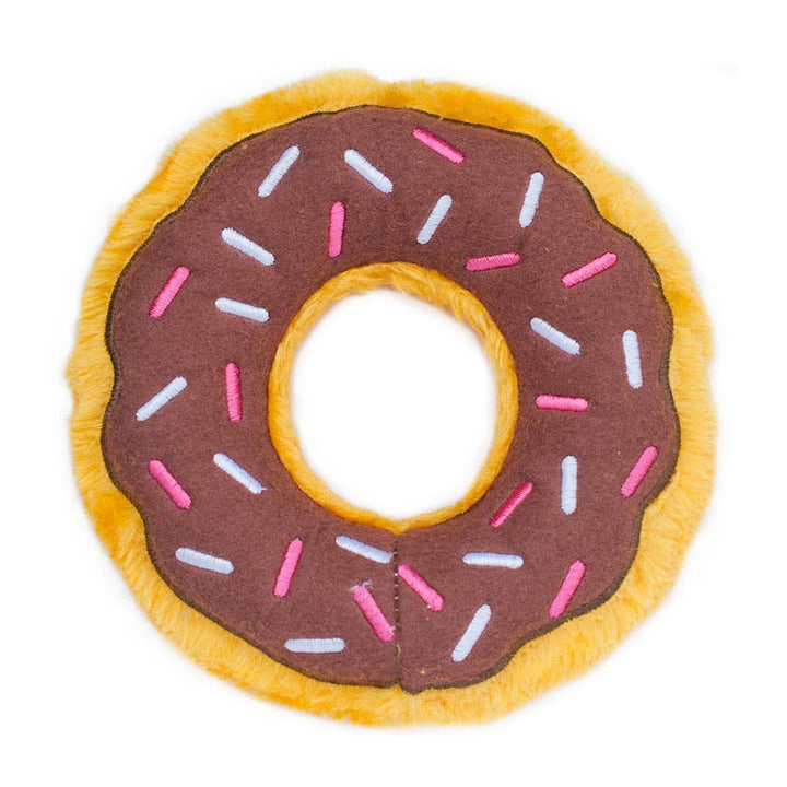 Junior Donutz - Chocolate - Dog Toy