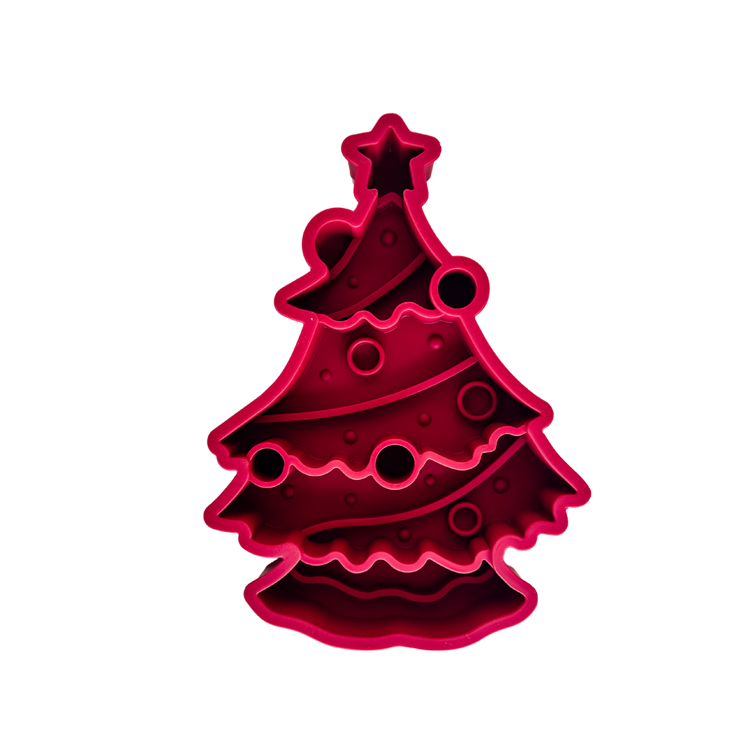 Christmas Tree Slow Feeder + Lickmat 2in1
