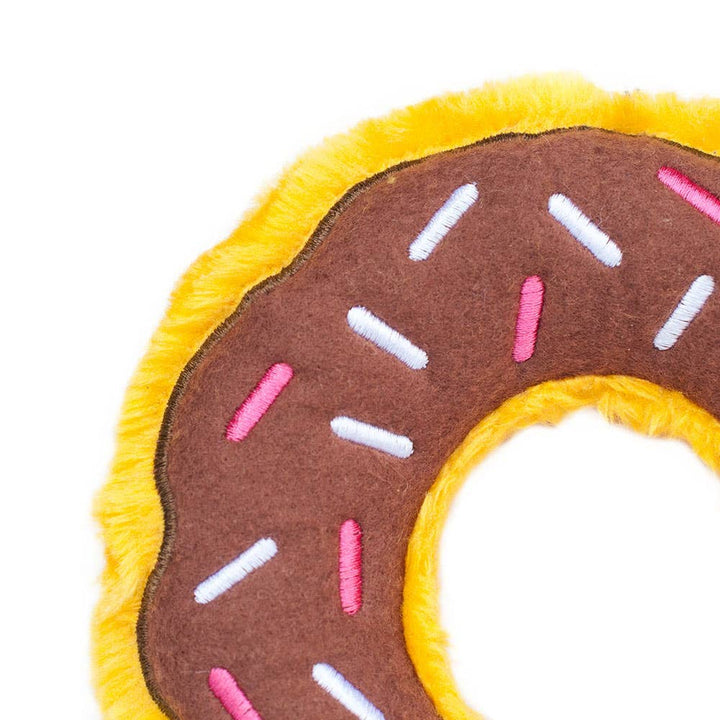 Junior Donutz - Chocolate - Dog Toy