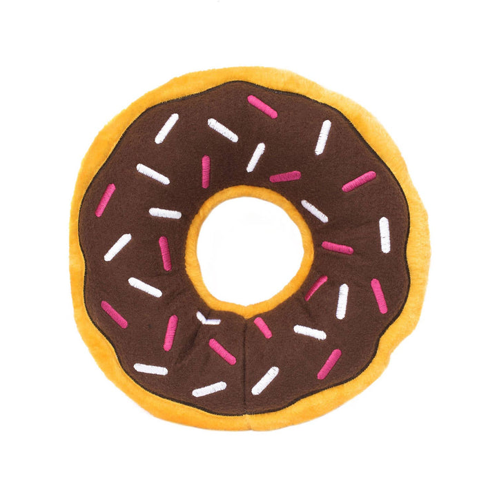 Junior Donutz - Chocolate - Dog Toy