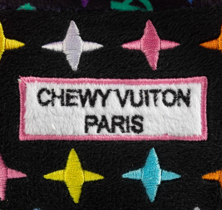 Black Monogram Chewy Vuiton Handbag  | Squeaker Dog Toy