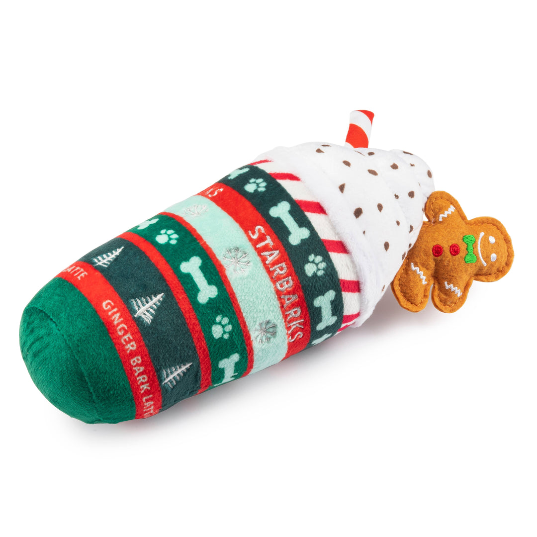 Ginger Bark Latte Stocking Stuffers Christmas Dog Toy