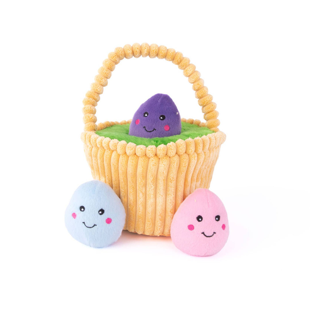 Zippy Burrow - Easter Egg Basket - Dog Toy