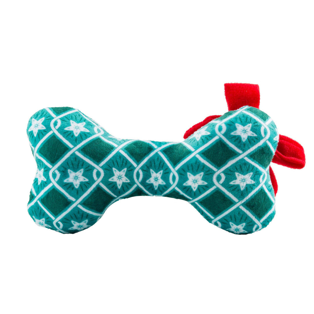 Happy Howlidays Bone Stocking Stuffer Christmas Dog Toy