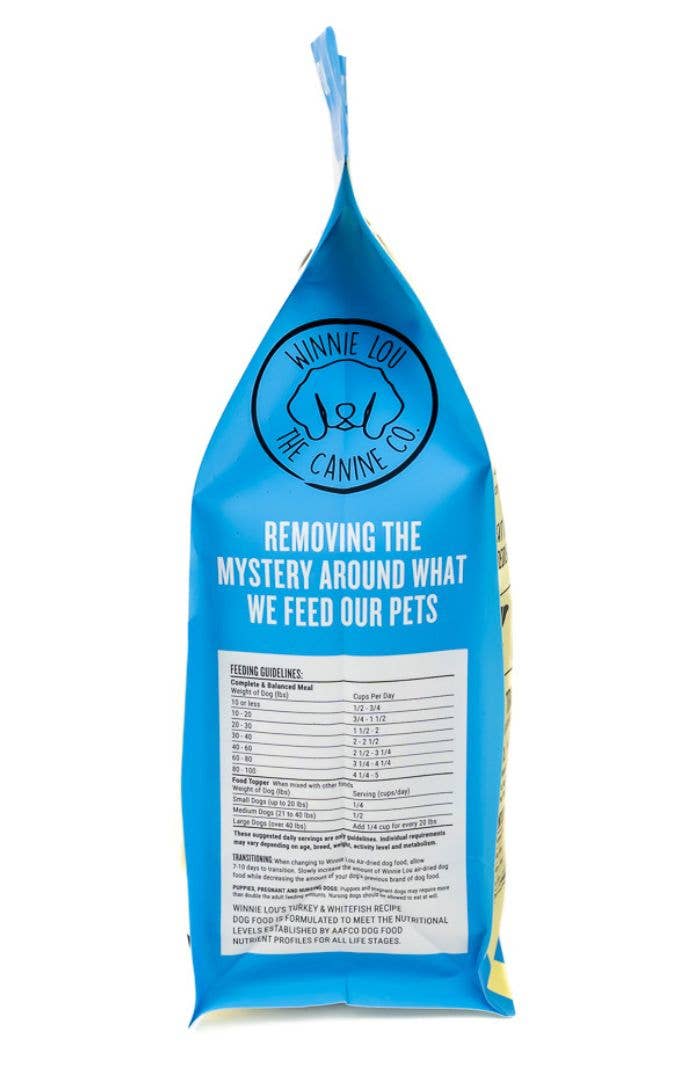 Gently Air-Dried Dog Food - Turkey + Whitefish