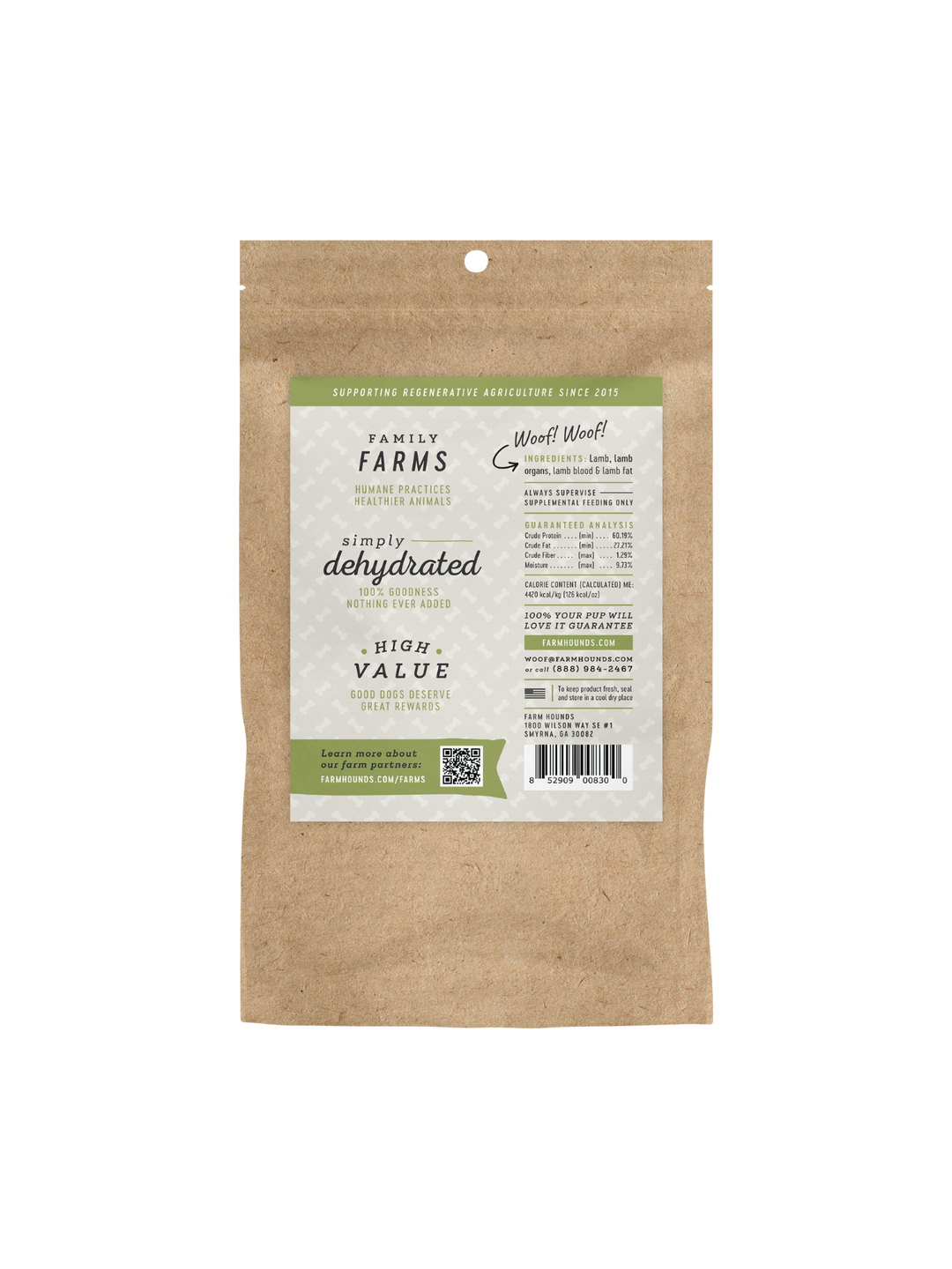 Lamb Trainer Treats - All-Natural - 3.5oz (LIMITED SEASONAL)
