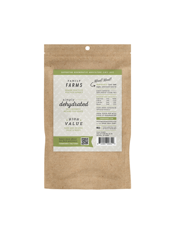 Lamb Trainer Treats - All-Natural - 3.5oz (LIMITED SEASONAL)