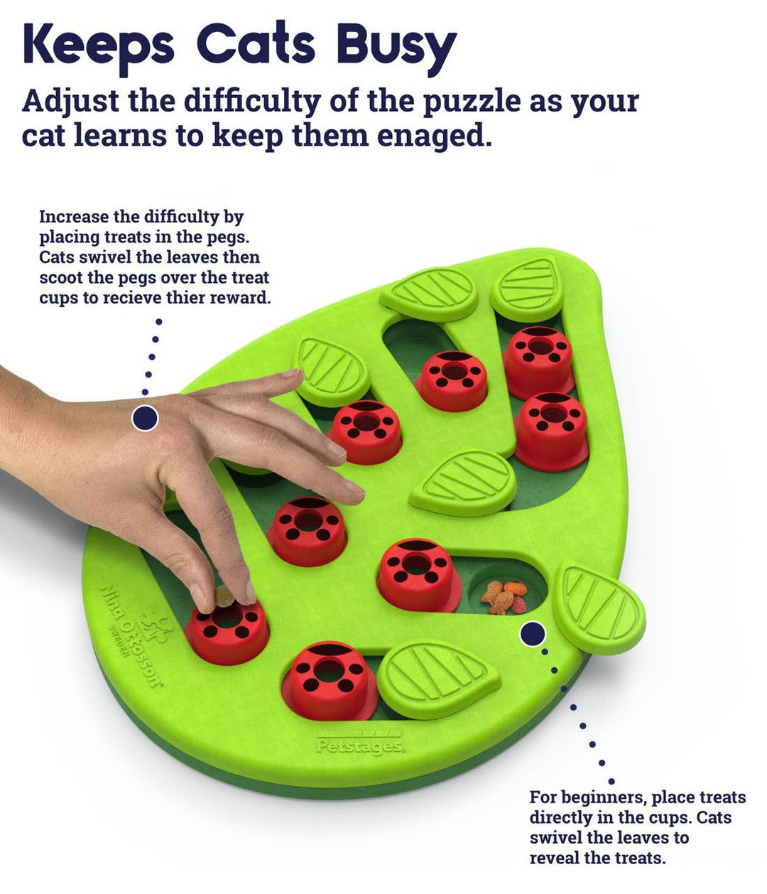 Puzzle &amp; Play Buggin Out Cat Game Toy