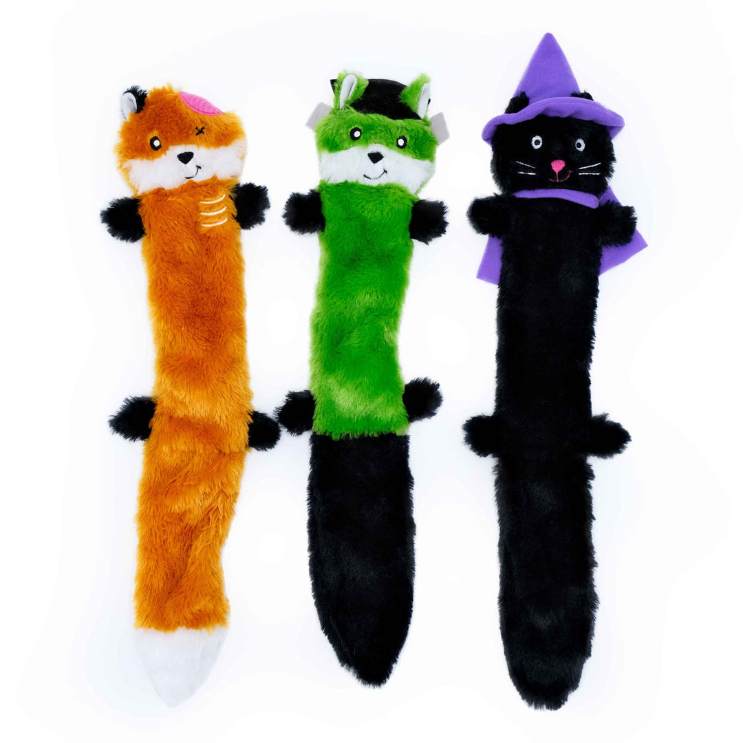 Halloween Skinny Peltz 3-Pack Large - Dog Toy