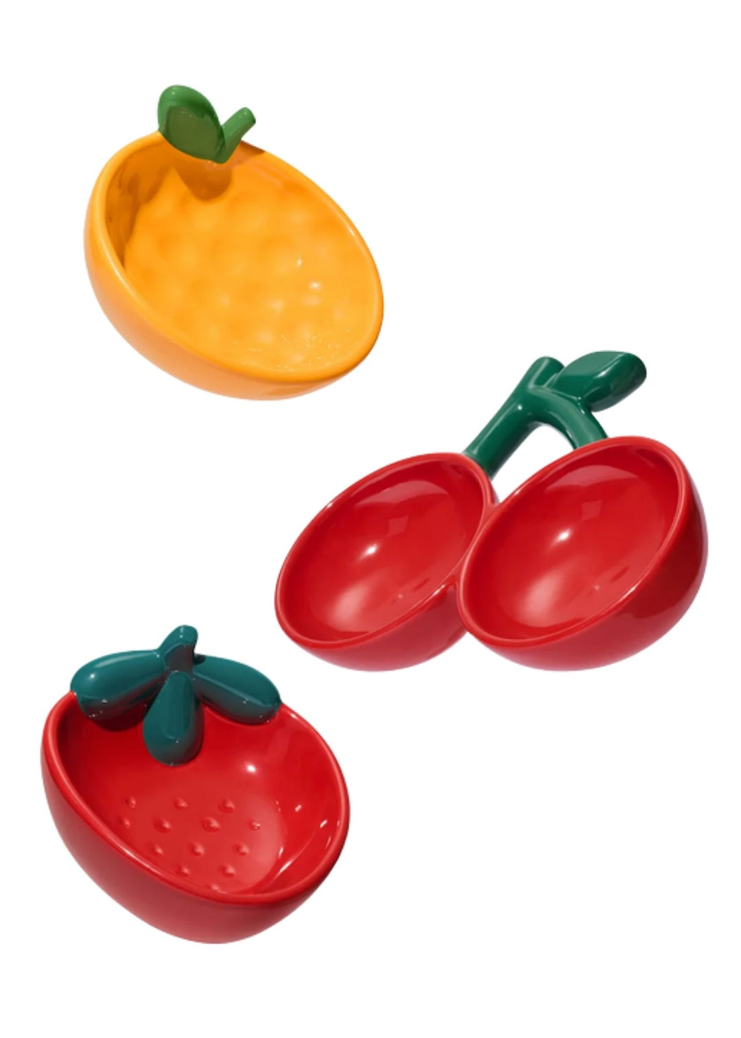 Strawberry Ceramic Pet Bowl