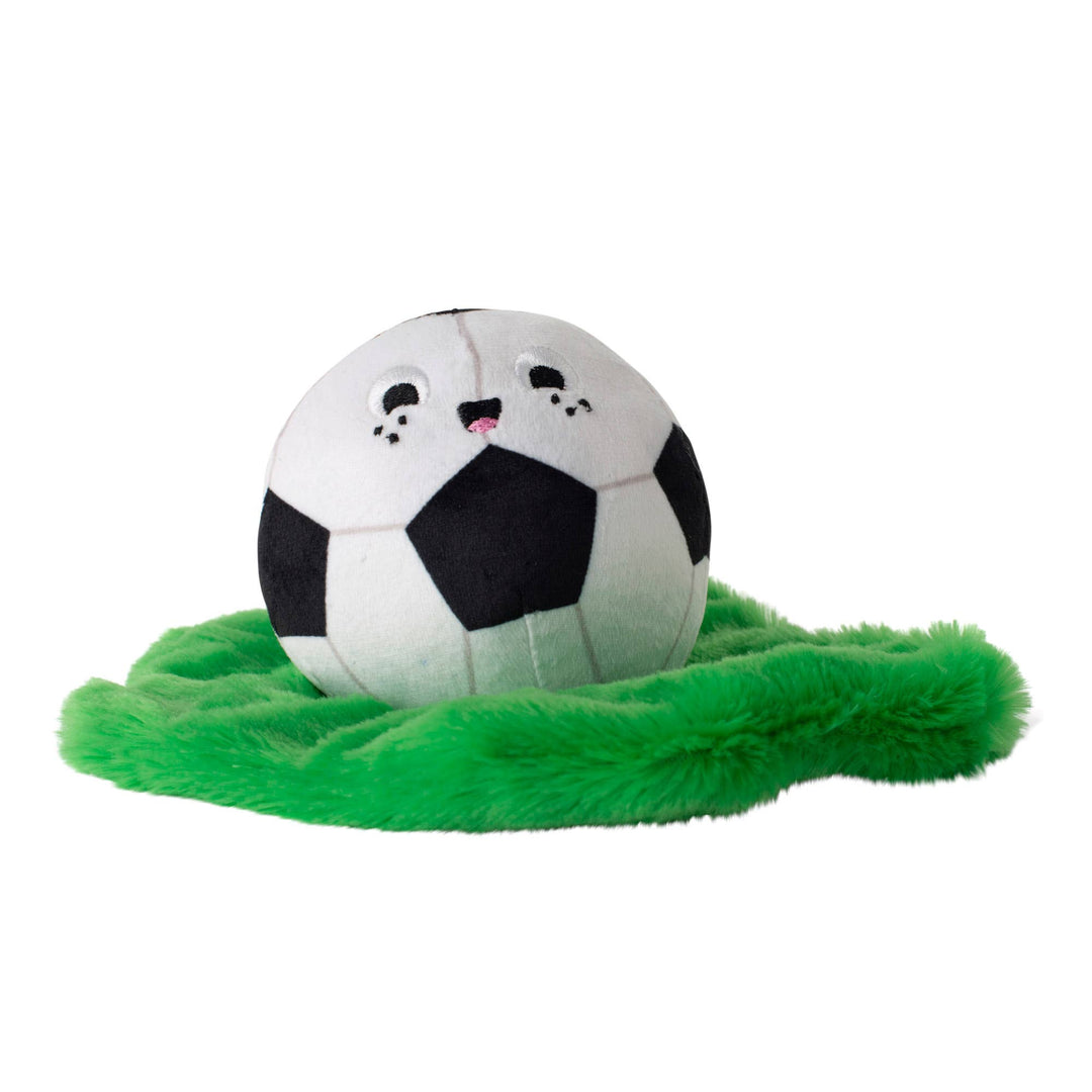 Just Kick It Plush Dog Toy
