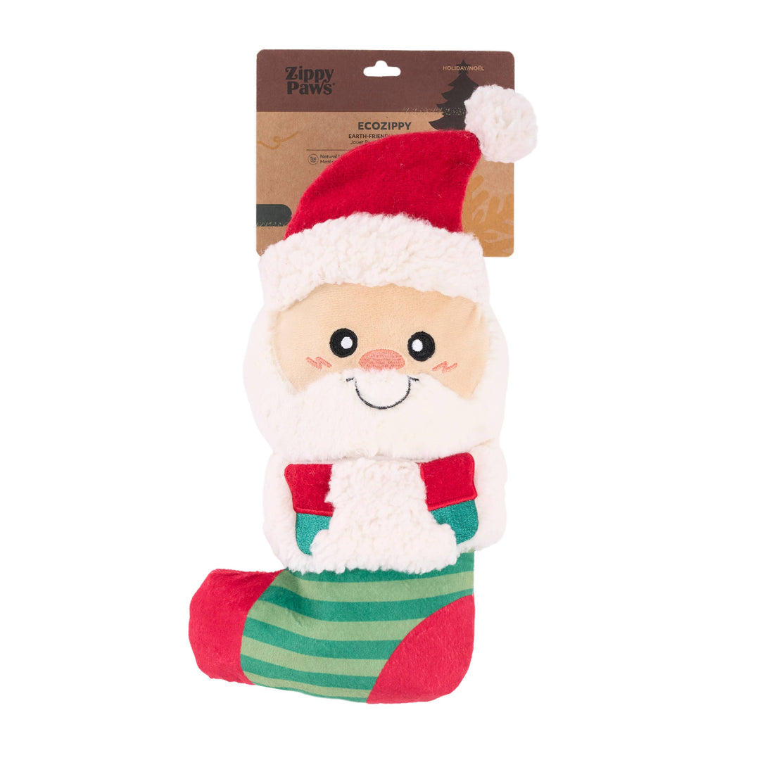 EcoZippy Holiday Stocking Santa