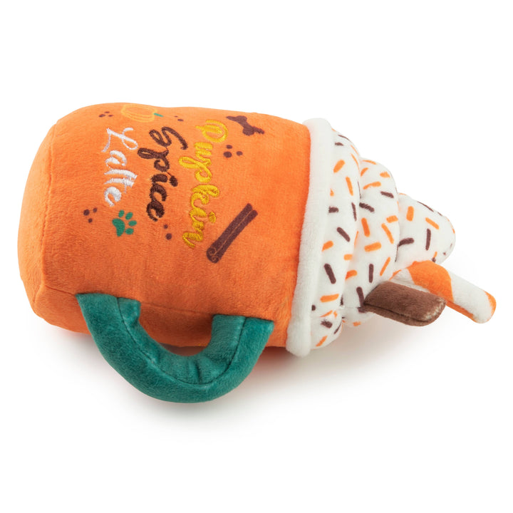 Pumpkin Spice Latte Mug Halloween Fall Dog Toy