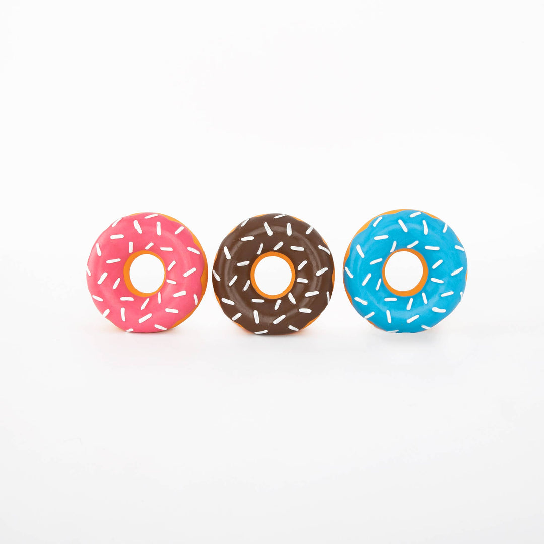Latex Mini Donutz 3-Pack - Dog Toy