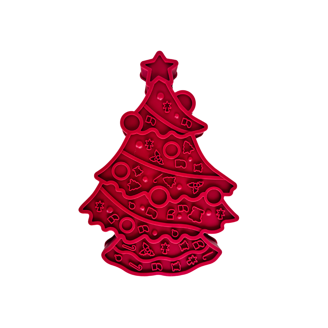 Christmas Tree Slow Feeder + Lickmat 2in1