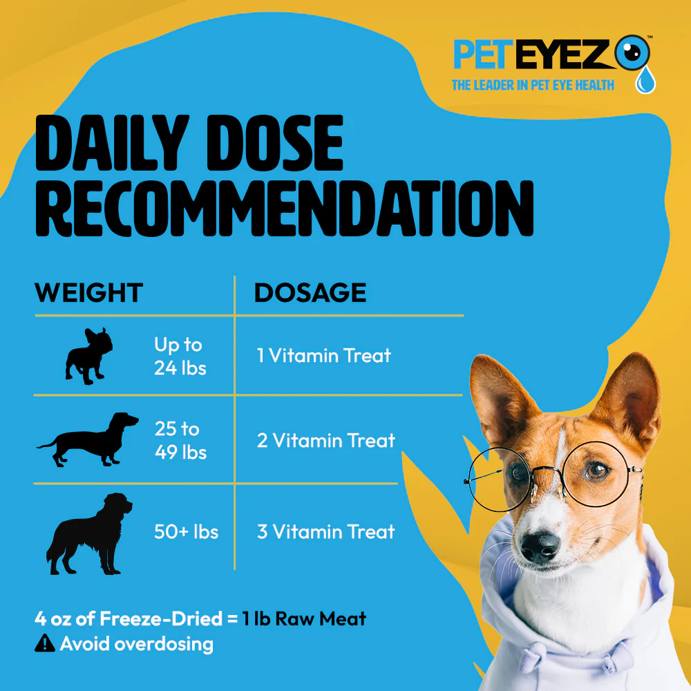 White Fish Dog Vitamin Treats Eye Tear Stain Remover