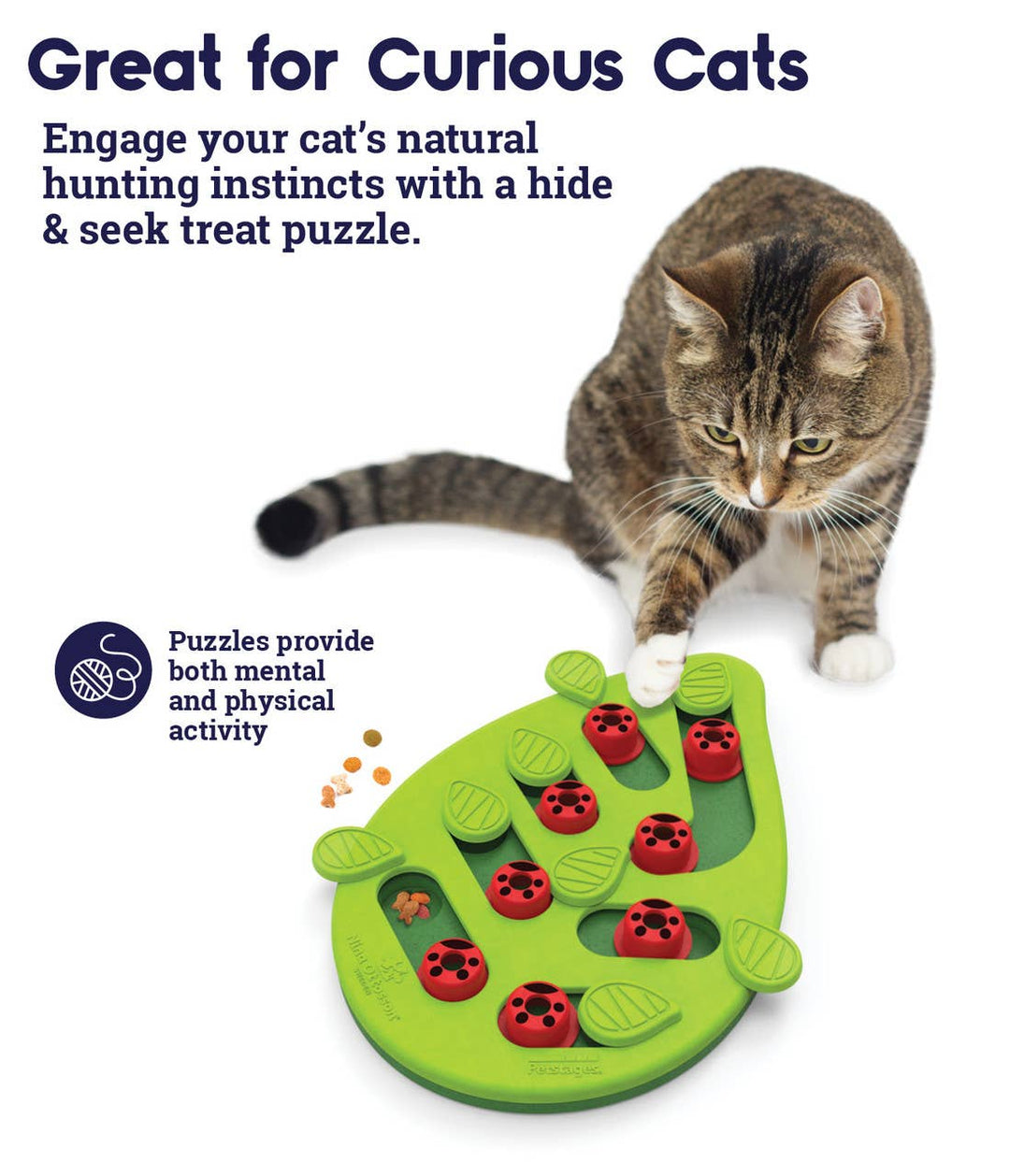 Puzzle &amp; Play Buggin Out Cat Game Toy