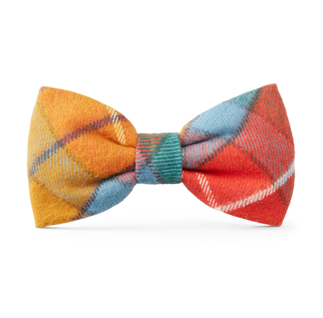 Buchanan Plaid Fall Dog Bow Tie