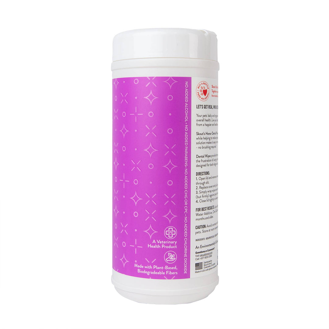 Oral Care Pet Dental Wipes 50ct