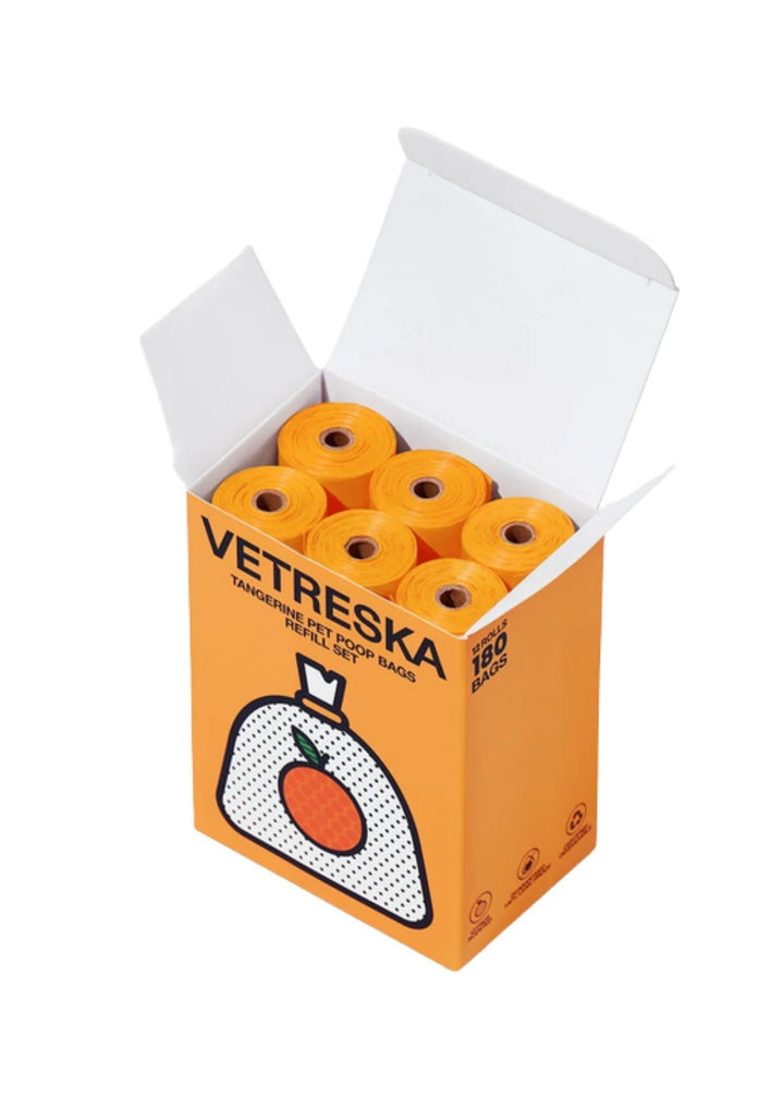 Tangerine Refill Poop Bags