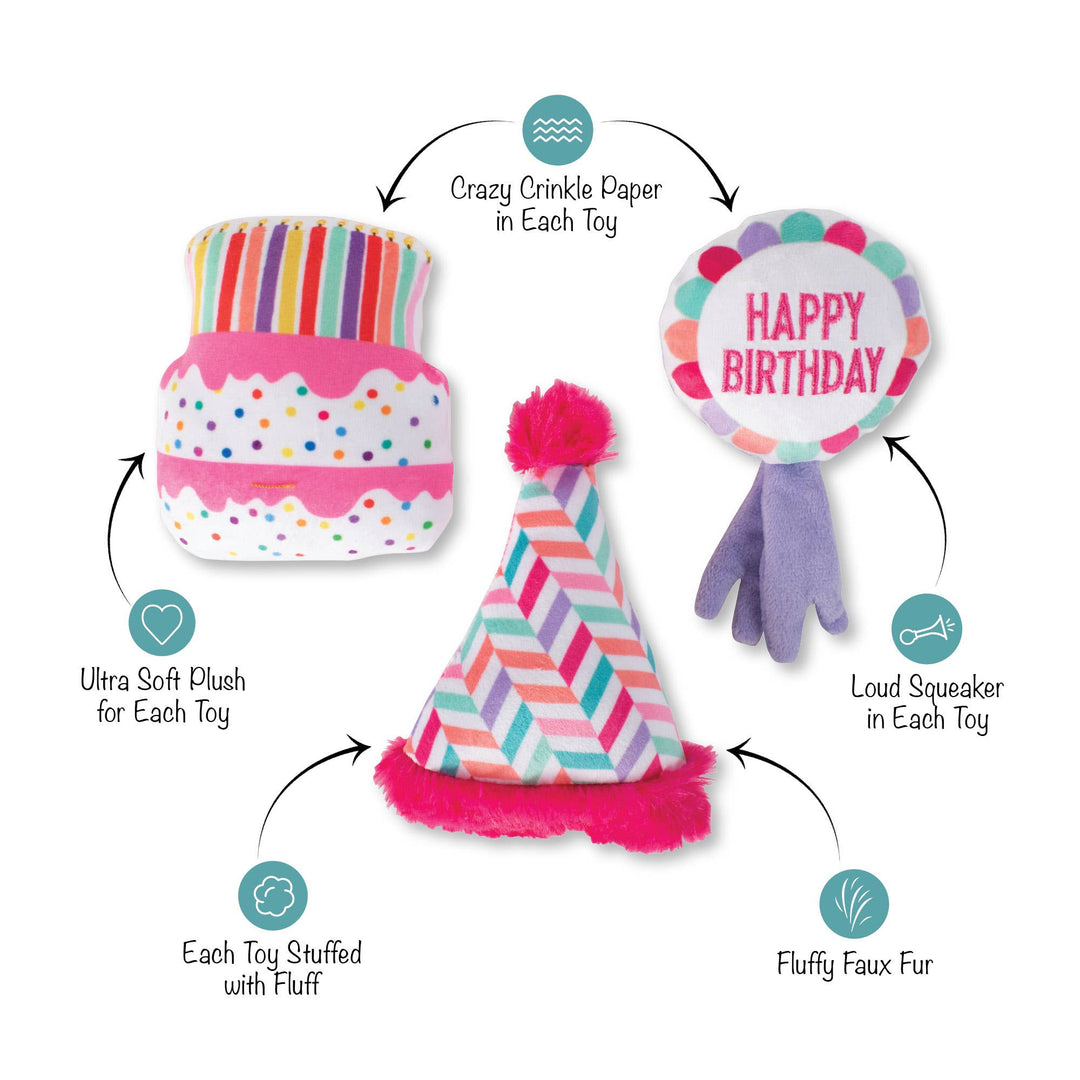 CAN I GET A WOOFWOOF 3PCS SMALL DOG TOY