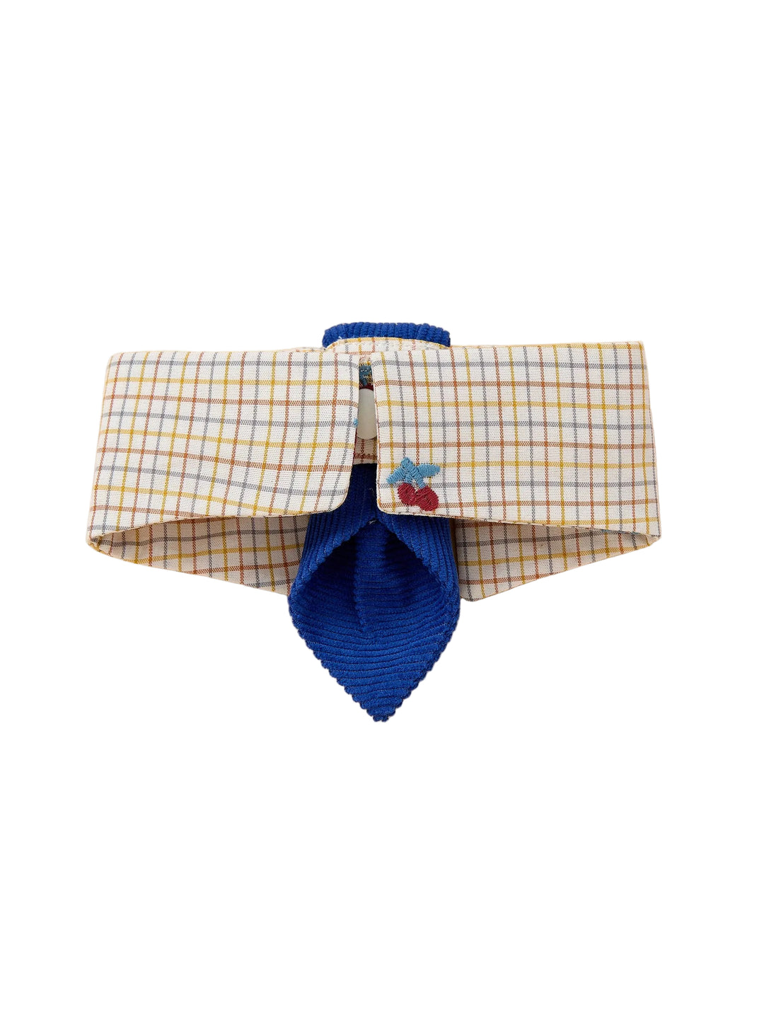 Sunny Days Cherry Blue Neck Tie Bandana