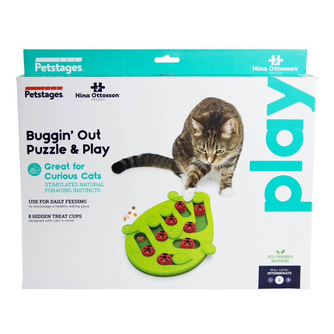 Puzzle &amp; Play Buggin Out Cat Game Toy