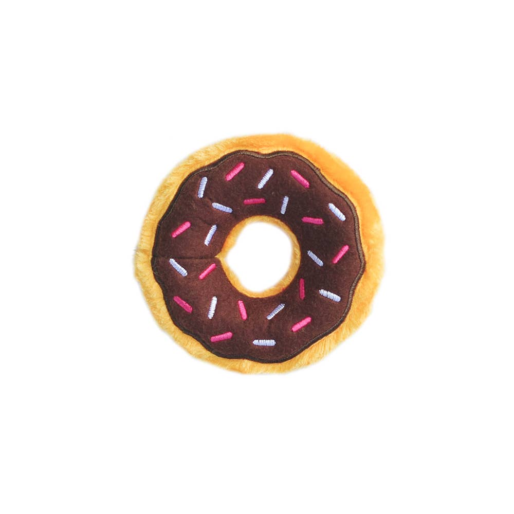 Junior Donutz - Chocolate - Dog Toy