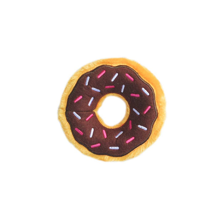 Junior Donutz - Chocolate - Dog Toy